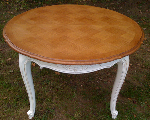 vintage french dining table